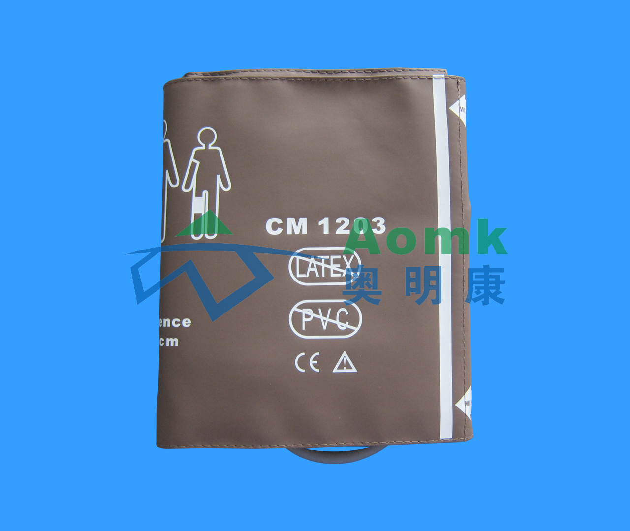 大图-CM1203成人血压袖套咖啡色PU02
