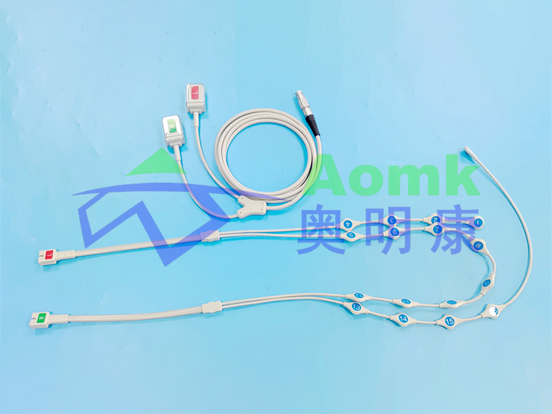 Chest Electrical Impedance Tomography (EIT) 17 lead snap button/EIT silicone electrode